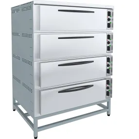 шкаф пекарский ярусный эш-4 (1760х1300х1076 мм, 20,8 квт, 4 камеры)