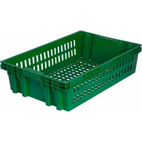 ящик п/э хлебный 600х400х152,5 вес 1,2 кг арт. 403