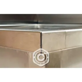 ванна моповая вмсн 500(800)х530х530 «norma inox», 1 м/о (облицовка п-обр.; ножка профил.)